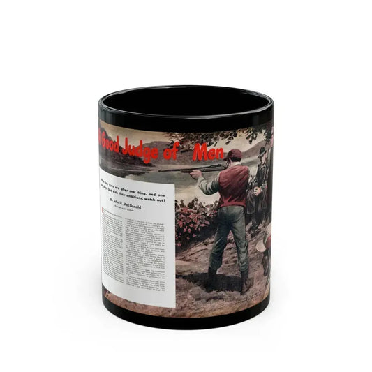 A Good Judge of Men, Cavalier, March 1953 - Black Coffee Mug 11oz - Go Mug Yourself