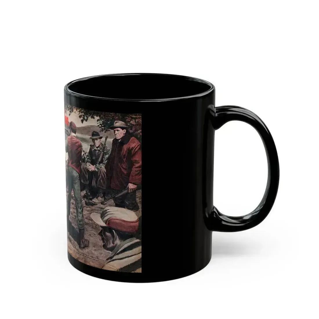 A Good Judge of Men, Cavalier, March 1953 - Black Coffee Mug - Go Mug Yourself