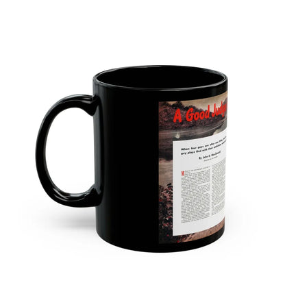 A Good Judge of Men, Cavalier, March 1953 - Black Coffee Mug-Go Mug Yourself