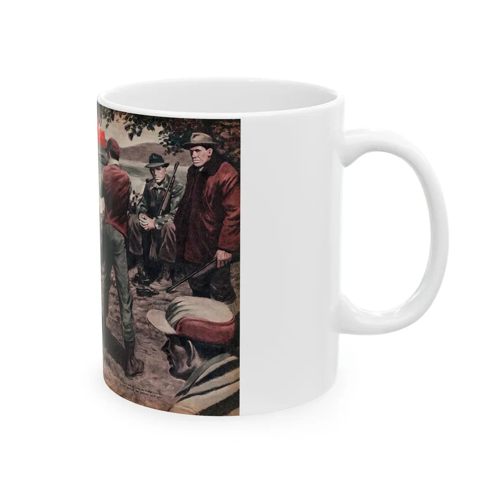 A Good Judge of Men, Cavalier, March 1953 - White Coffee Mug-Go Mug Yourself