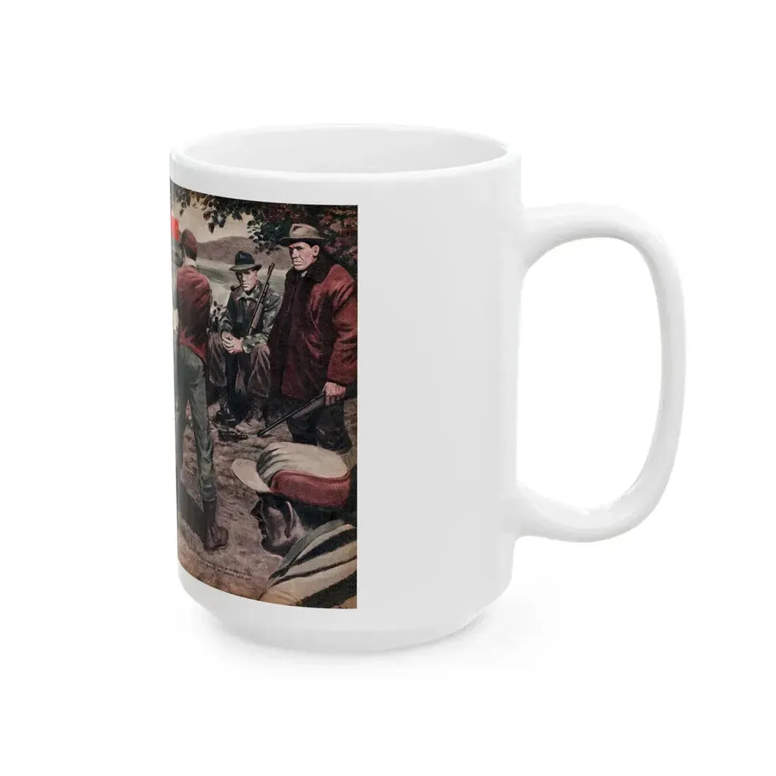 A Good Judge of Men, Cavalier, March 1953 - White Coffee Mug - Go Mug Yourself