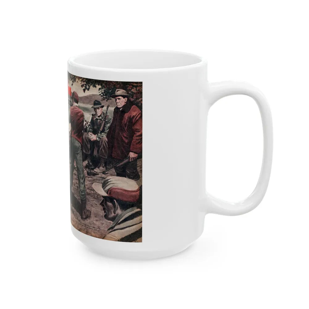 A Good Judge of Men, Cavalier, March 1953 - White Coffee Mug-Go Mug Yourself