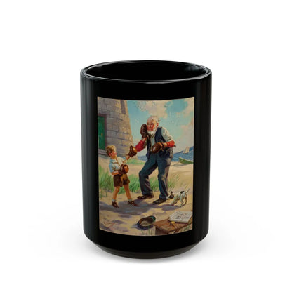 A Good Left Punch - Black Coffee Mug-15oz-Go Mug Yourself