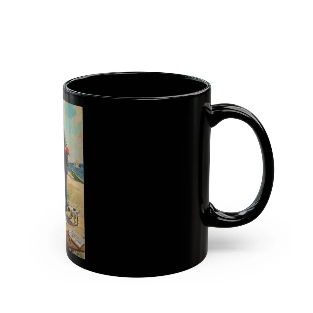 A Good Left Punch - Black Coffee Mug-Go Mug Yourself