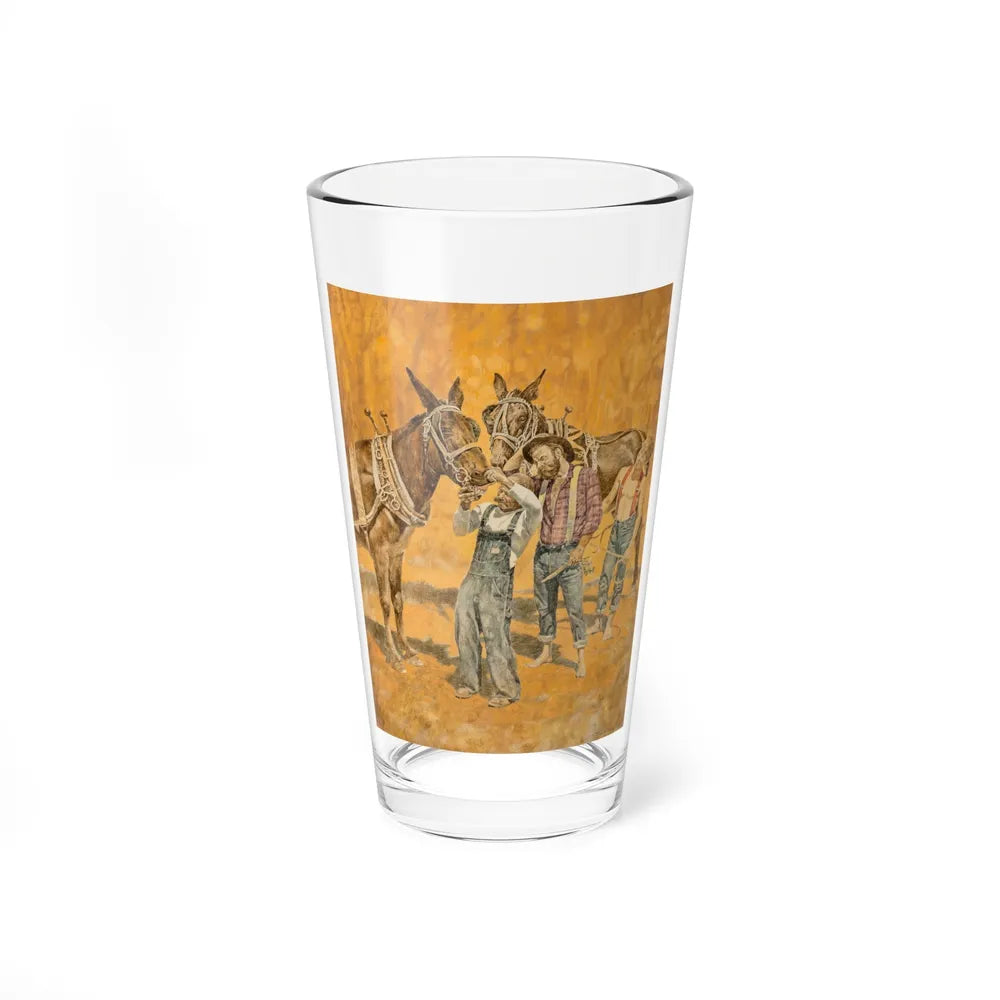 A Good Mule, Children of the Dust interior book illustration (Magazine Illustration) Pint Glass 16oz-16oz-Go Mug Yourself