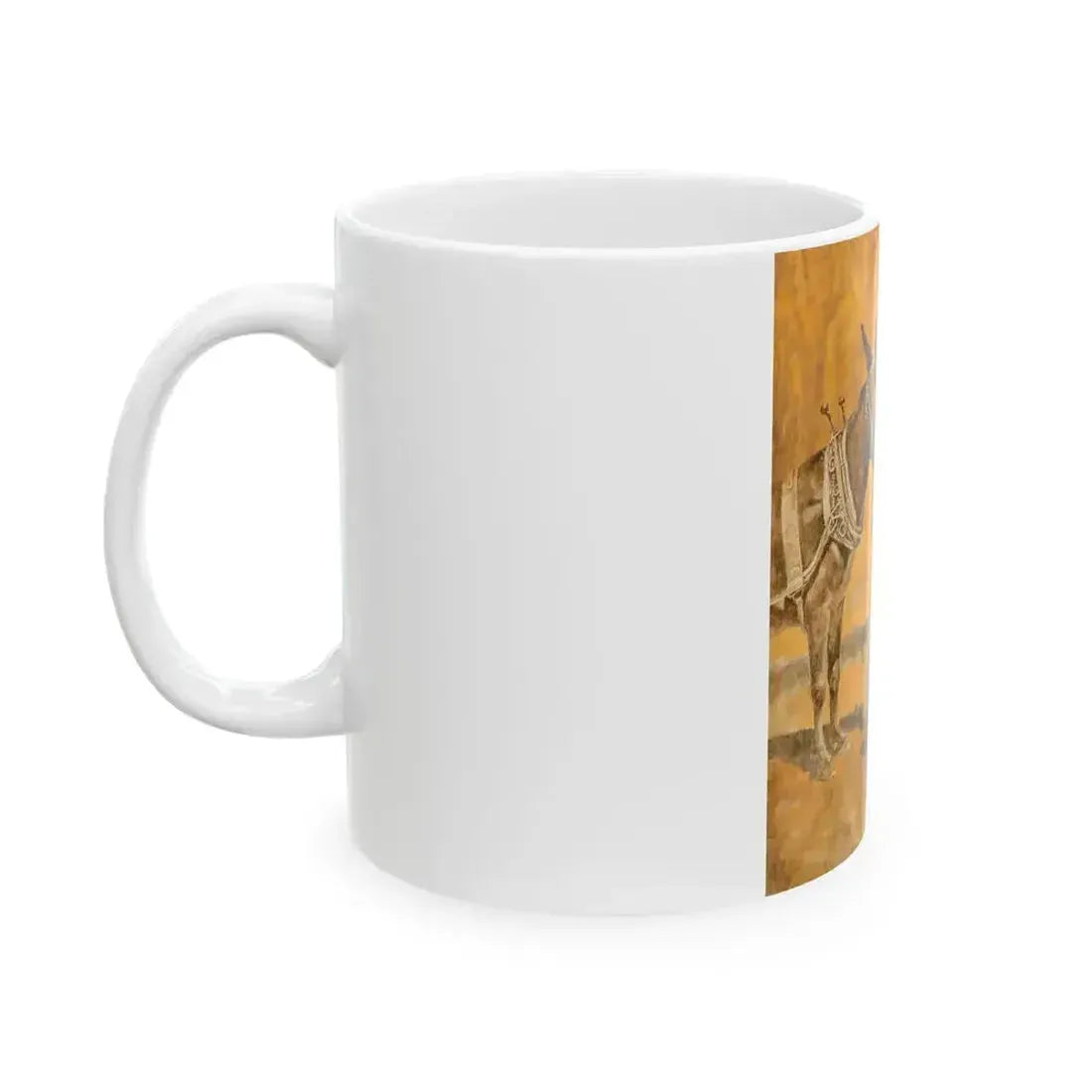 A Good Mule, Children of the Dust interior book illustration - White Coffee Mug - Go Mug Yourself