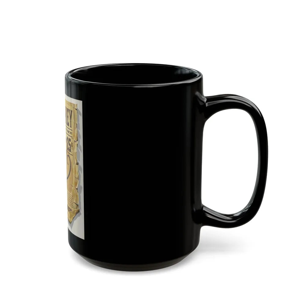 A Great Pet Monkey of Your Very Own, Saturday Evening Post illustrations - Black Coffee Mug-Go Mug Yourself