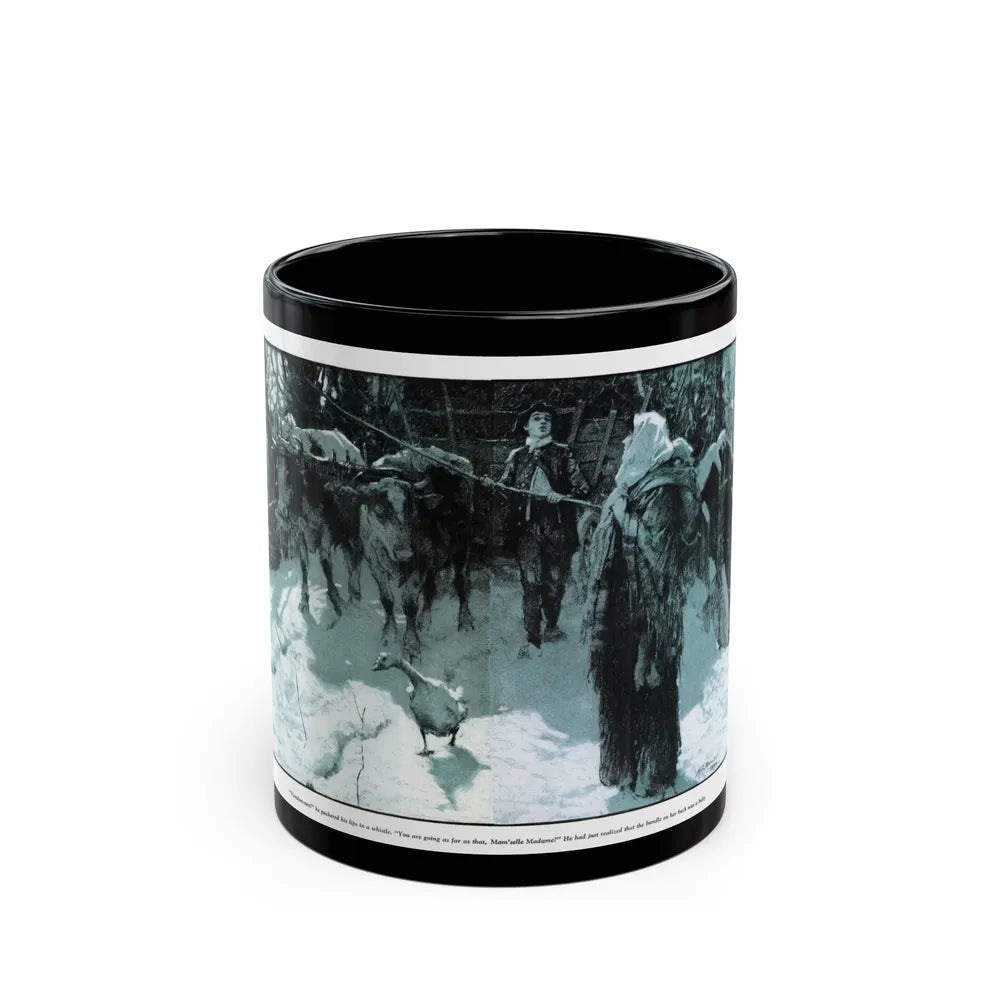 A Great Rushing of Wings (2), McCalls, December 1924 - Black Coffee Mug-11oz-Go Mug Yourself