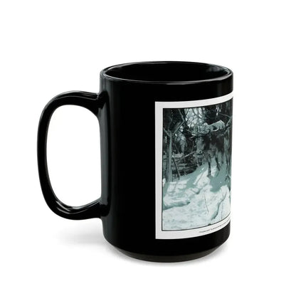 A Great Rushing of Wings (2), McCalls, December 1924 - Black Coffee Mug - Go Mug Yourself