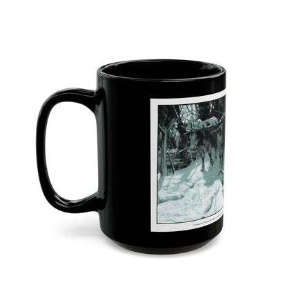 A Great Rushing of Wings (2), McCalls, December 1924 - Black Coffee Mug-Go Mug Yourself