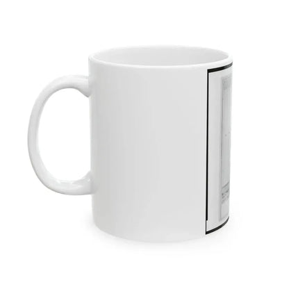 A.( ) Greenwall, Confederate Army Officer, Full-Length Portrait, Facing Front (U.S. Civil War) White Coffee Mug - Go Mug Yourself
