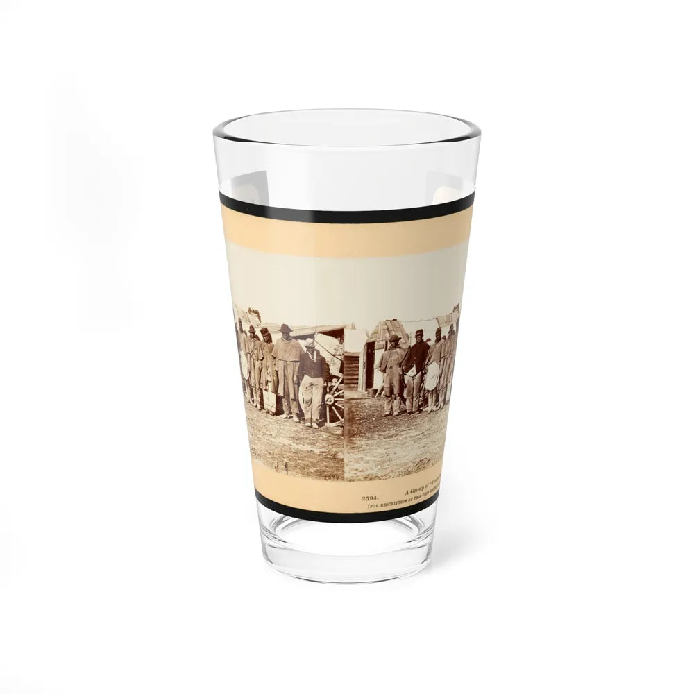 A Group Of Contrabands 001 (U.S. Civil War) Pint Glass 16oz-16oz-Go Mug Yourself