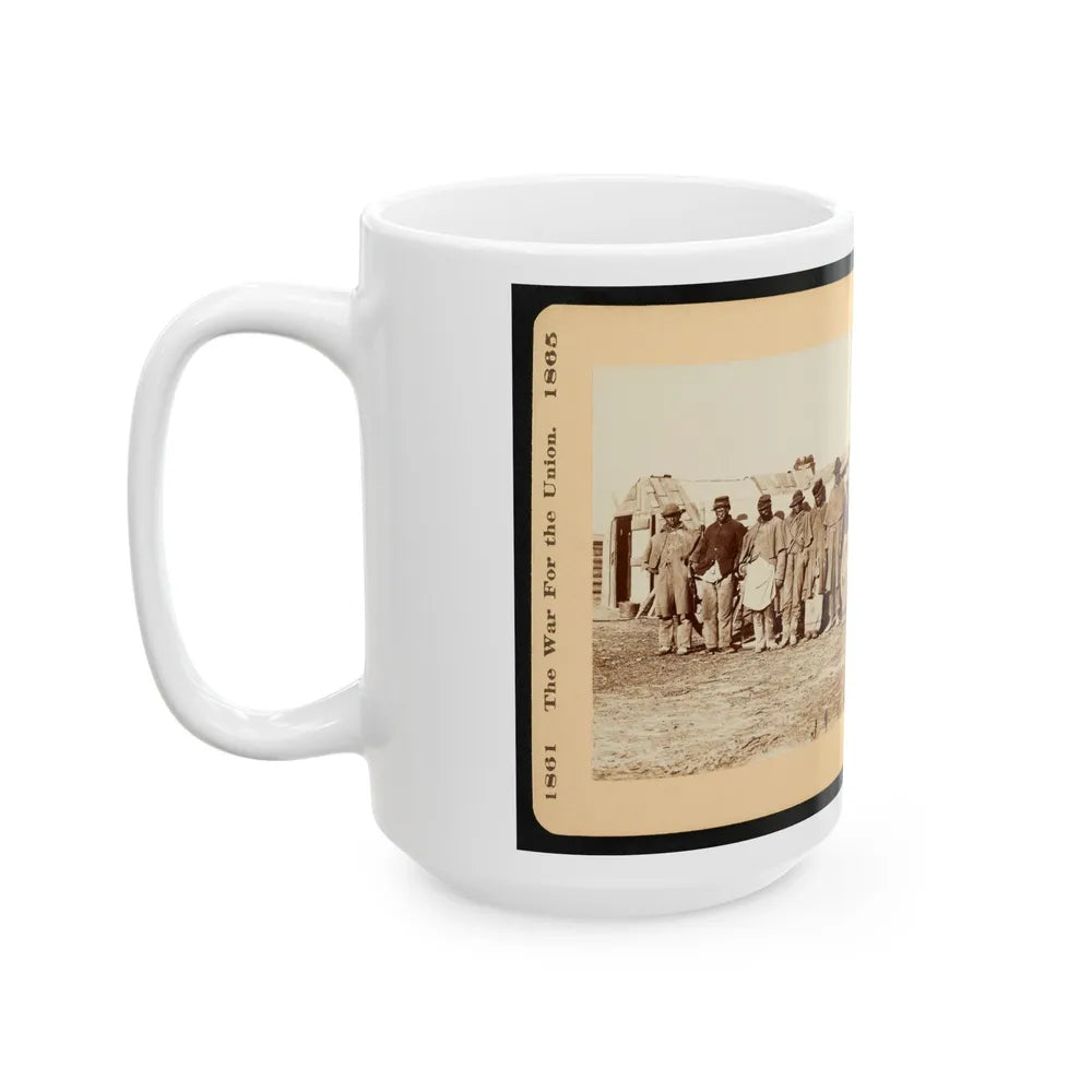 A Group Of Contrabands 001 (U.S. Civil War) White Coffee Mug-Go Mug Yourself