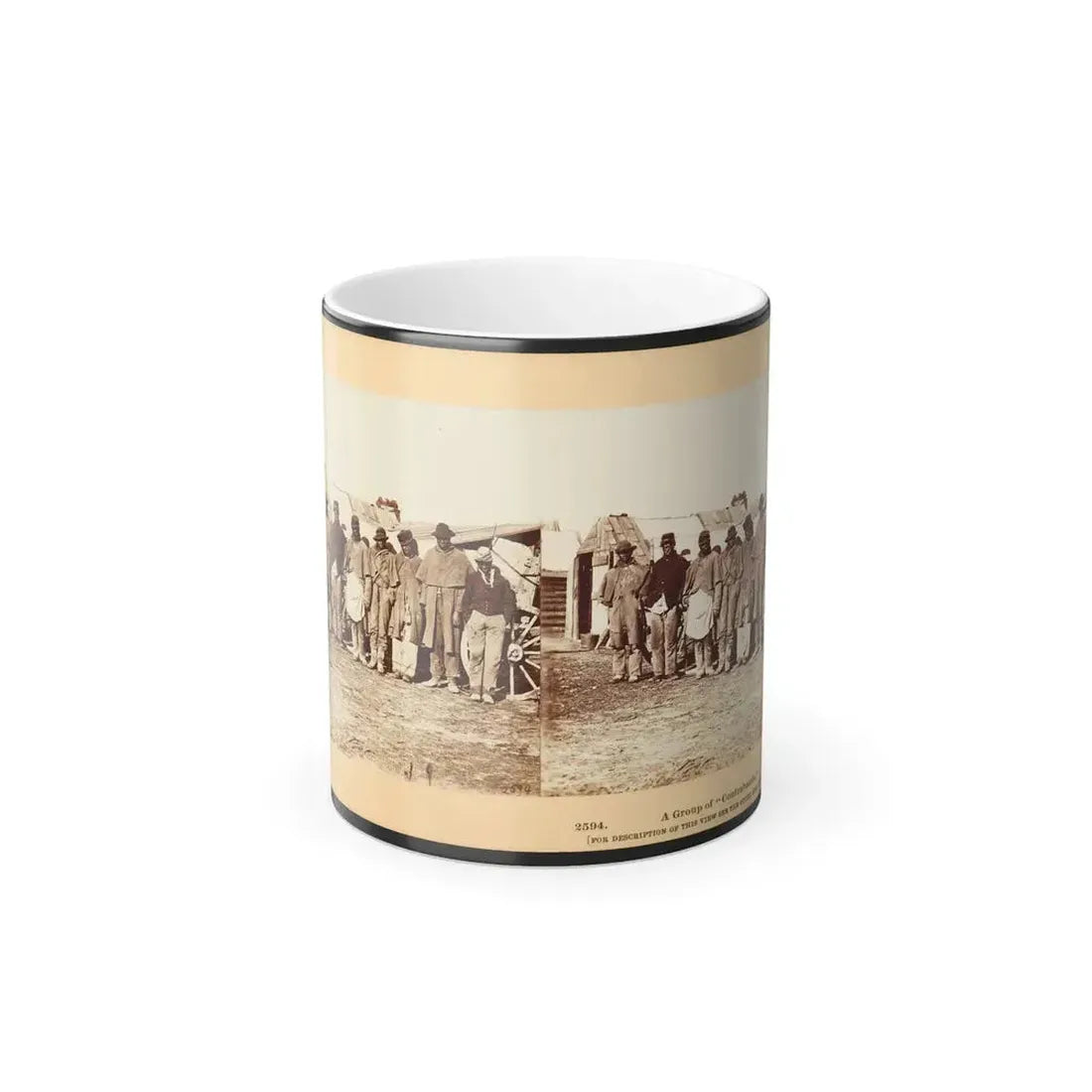 A Group of  Contrabands  001 (U.S. Civil War) Color Changing Coffee Mug 11oz Default Title 11oz - Go Mug Yourself