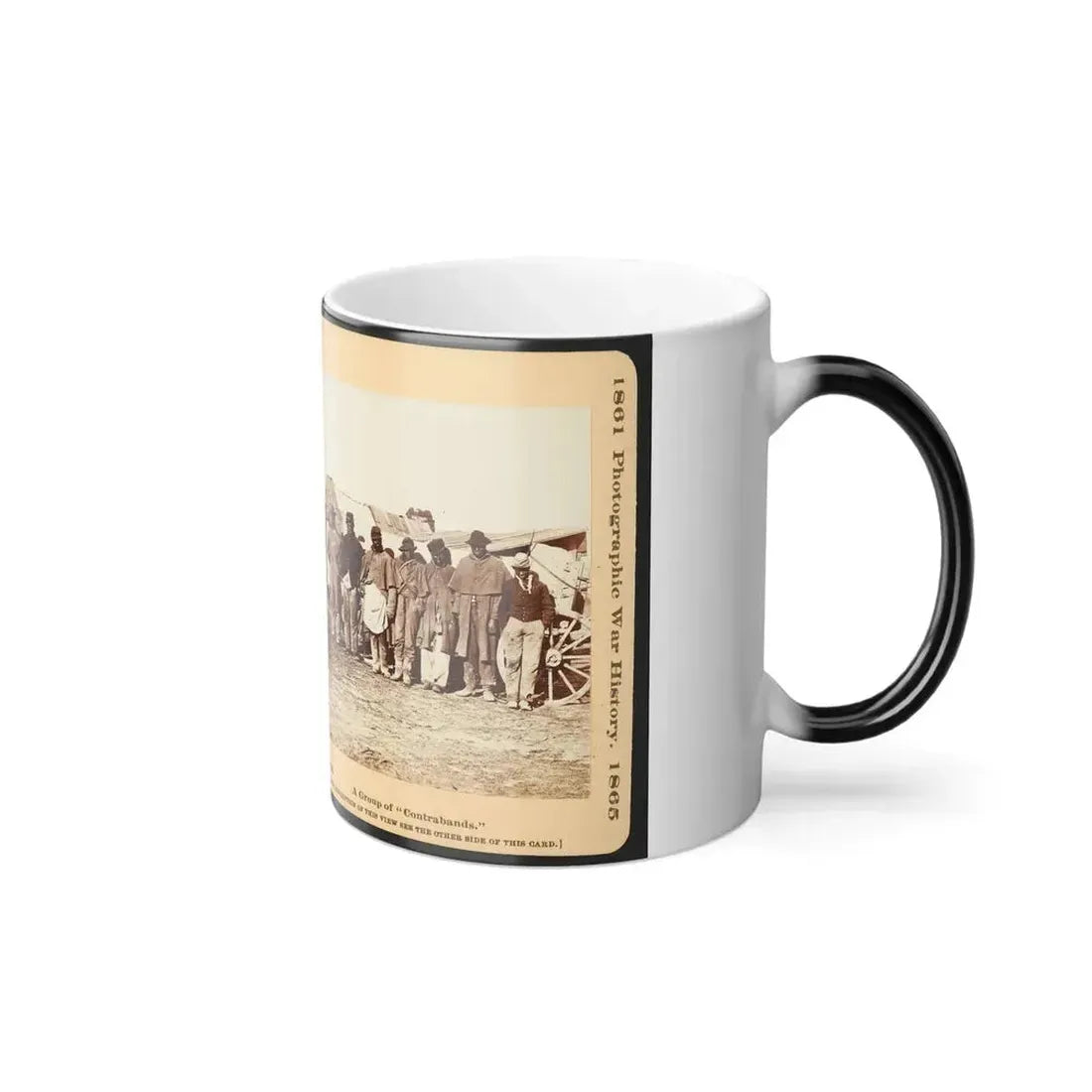 A Group of  Contrabands  001 (U.S. Civil War) Color Changing Coffee Mug 11oz - Go Mug Yourself