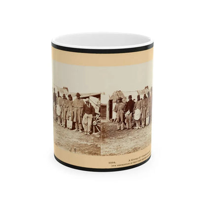 A Group Of  Contrabands  001 (U.S. Civil War) White Coffee Mug 11oz - Go Mug Yourself