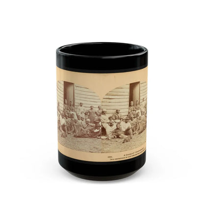 A Group Of Contrabands (U.S. Civil War) Black Coffee Mug-15oz-Go Mug Yourself