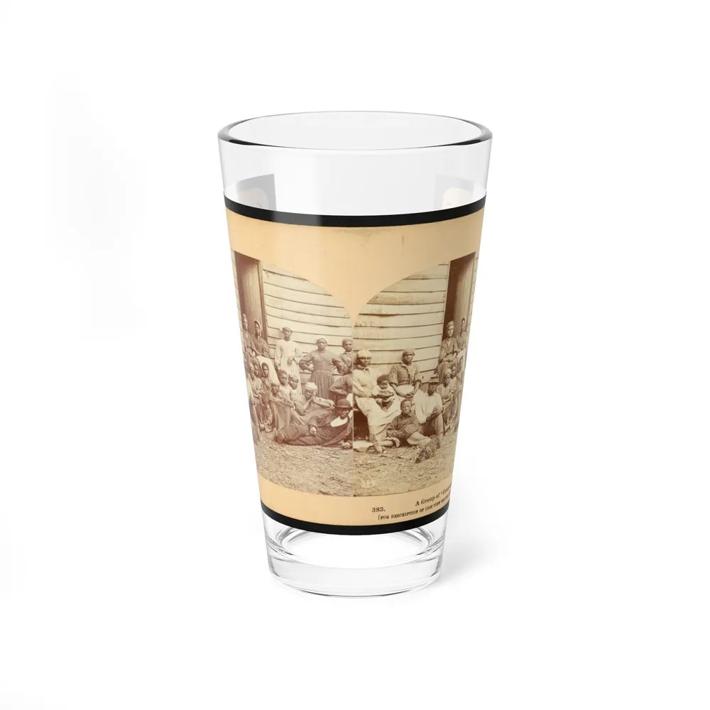 A Group Of Contrabands (U.S. Civil War) Pint Glass 16oz-16oz-Go Mug Yourself