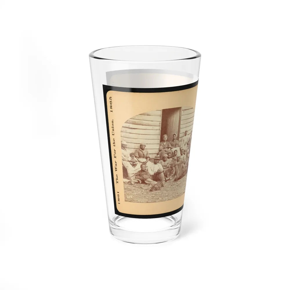 A Group Of Contrabands (U.S. Civil War) Pint Glass 16oz-Go Mug Yourself