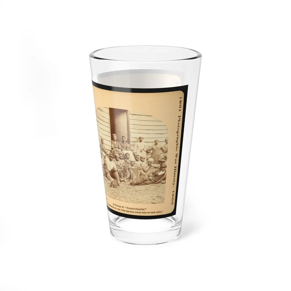 A Group Of Contrabands (U.S. Civil War) Pint Glass 16oz-Go Mug Yourself