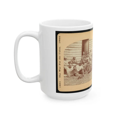 A Group Of Contrabands (U.S. Civil War) White Coffee Mug-Go Mug Yourself