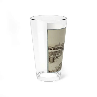A Group Of Soldiers Stand On Gabions Used As Fortifications Near Petersburg, Virginia (U.S. Civil War) Pint Glass 16oz - Go Mug Yourself