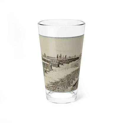A Group Of Soldiers Stand On Gabions Used As Fortifications Near Petersburg, Virginia (U.S. Civil War) Pint Glass 16oz - Go Mug Yourself