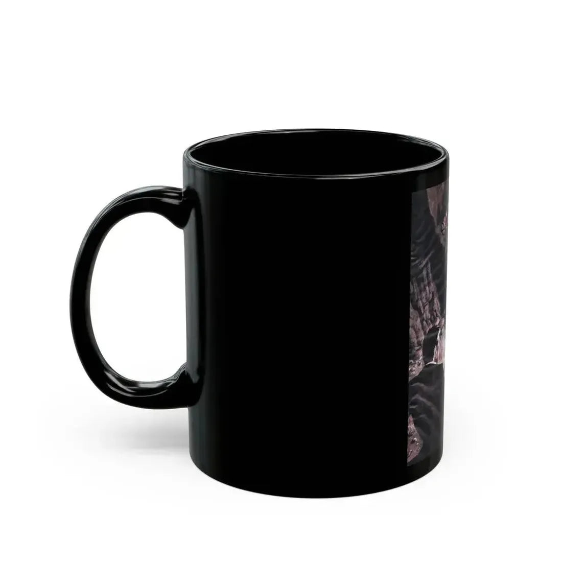 A Gun Came Out Of The Panhandle, For Men Only, March - Black Coffee Mug - Go Mug Yourself