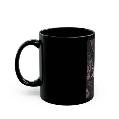 A Gun Came Out Of The Panhandle, For Men Only, March - Black Coffee Mug - Go Mug Yourself