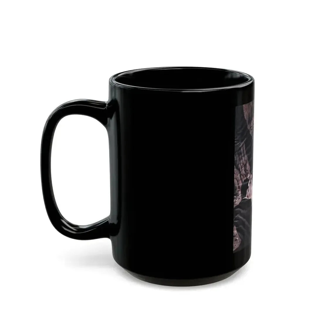 A Gun Came Out Of The Panhandle, For Men Only, March - Black Coffee Mug - Go Mug Yourself