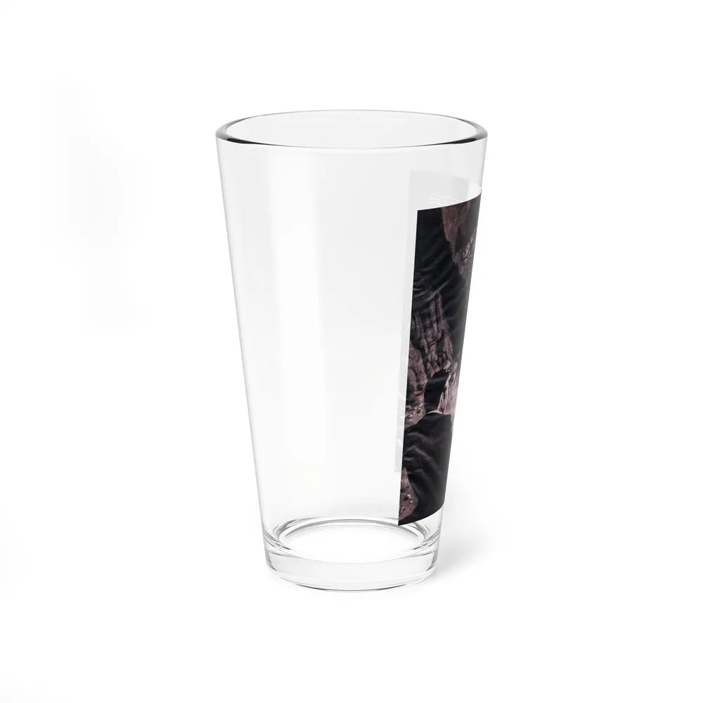 A Gun Came Out Of The Panhandle, For Men Only, March (Magazine Illustration) Pint Glass 16oz-Go Mug Yourself