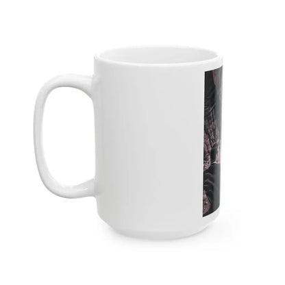 A Gun Came Out Of The Panhandle, For Men Only, March - White Coffee Mug - Go Mug Yourself