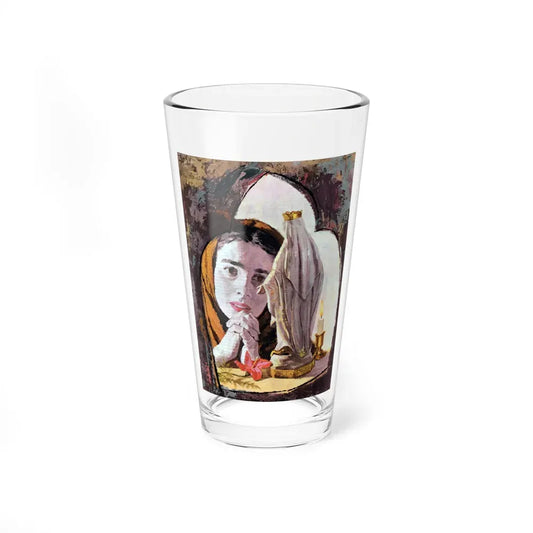 A Happiness For Manuela, Woman's Home Companion, December 1956 (Magazine Illustration) Pint Glass 16oz 16oz - Go Mug Yourself