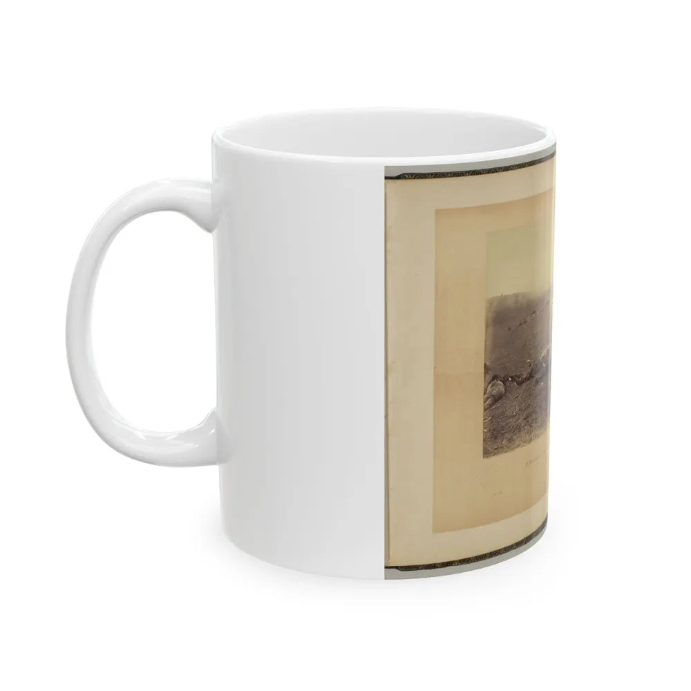 A Harvest Of Death, Gettysburg, Pennsylvania (U.S. Civil War) White Coffee Mug-Go Mug Yourself