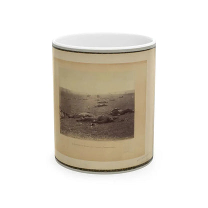 A Harvest Of Death, Gettysburg, Pennsylvania (U.S. Civil War) White Coffee Mug 11oz - Go Mug Yourself