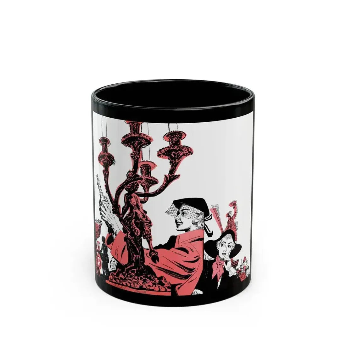 A House Big Enough, Canadian Home Journal, Aug 1952 - Black Coffee Mug 11oz - Go Mug Yourself
