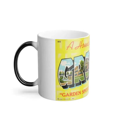 A howdy from Greeley garden spot of the west Colo (Greeting Postcards) Color Changing Mug 11oz - Go Mug Yourself