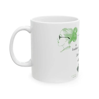 A Husband for Monica, Cosmopolitan, May 1947 - White Coffee Mug - Go Mug Yourself