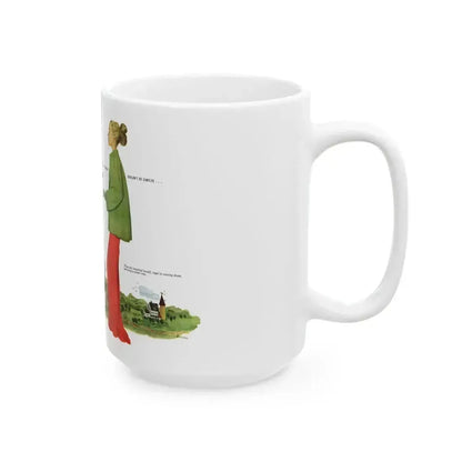 A Husband for Monica, Cosmopolitan, May 1947 - White Coffee Mug - Go Mug Yourself