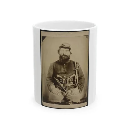 A. J. Blue, Urbana, Rfd #4, Ohio (U.S. Civil War) White Coffee Mug 11oz - Go Mug Yourself