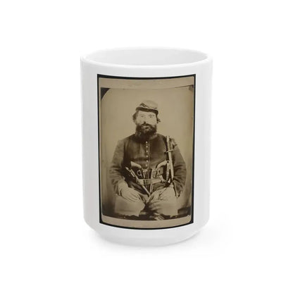A. J. Blue, Urbana, Rfd #4, Ohio (U.S. Civil War) White Coffee Mug 15oz - Go Mug Yourself
