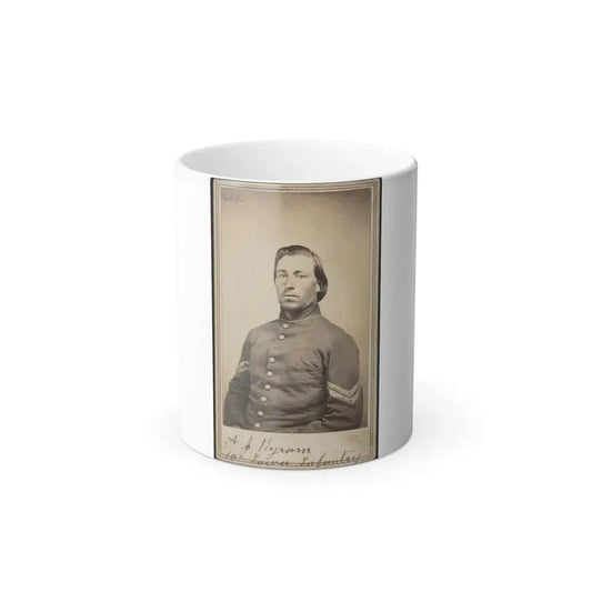 A. J. Byram, 10Th Iowa Infantry (U.S. Civil War) Color Changing Coffee Mug 11oz Default Title 11oz - Go Mug Yourself
