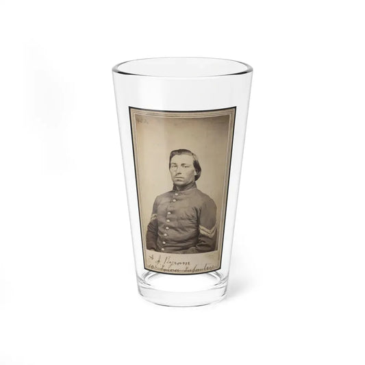 A. J. Byram, 10th Iowa Infantry (U.S. Civil War) Pint Glass 16oz 16oz - Go Mug Yourself