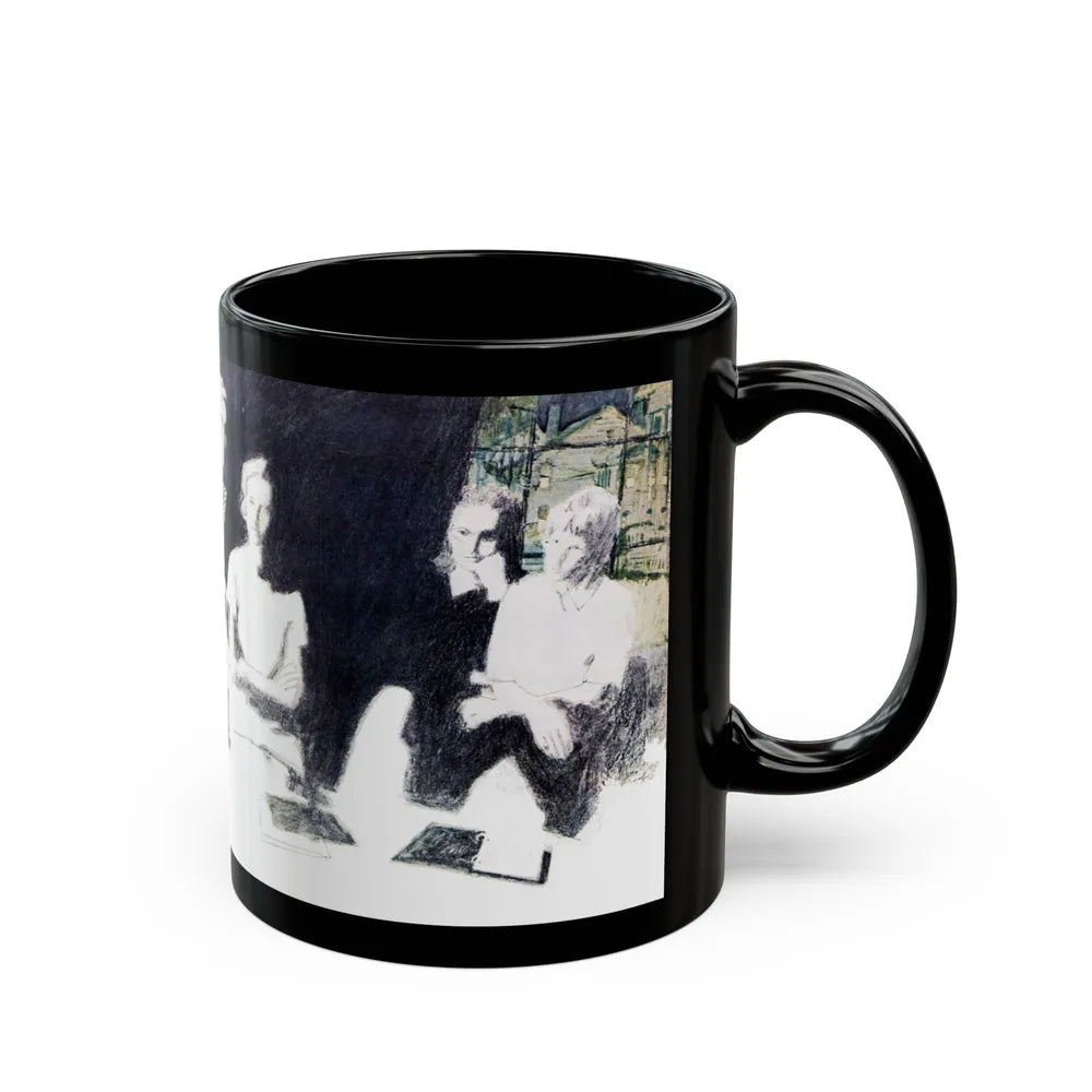 A Kind of Savage, Saturday Evening Post, February 11, 1967 - Black Coffee Mug-Go Mug Yourself