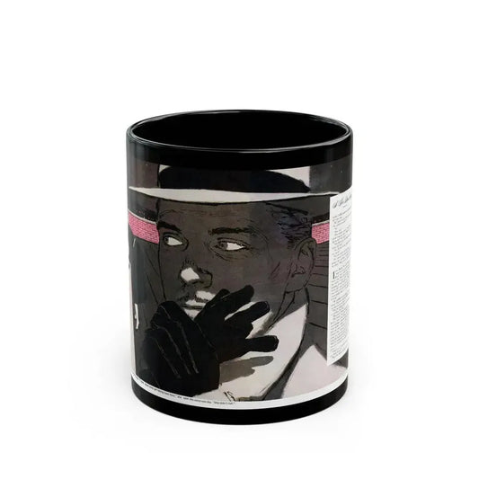 A Kiss Before Dying (2), Cosmoolitan, July 1953 - Black Coffee Mug 11oz - Go Mug Yourself