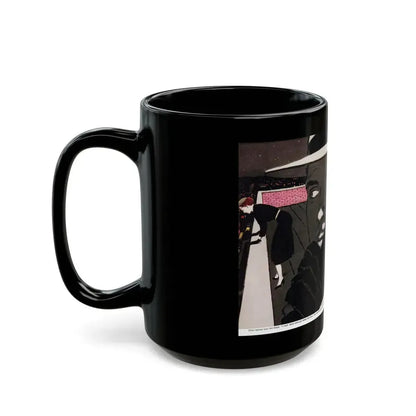 A Kiss Before Dying (2), Cosmoolitan, July 1953 - Black Coffee Mug - Go Mug Yourself