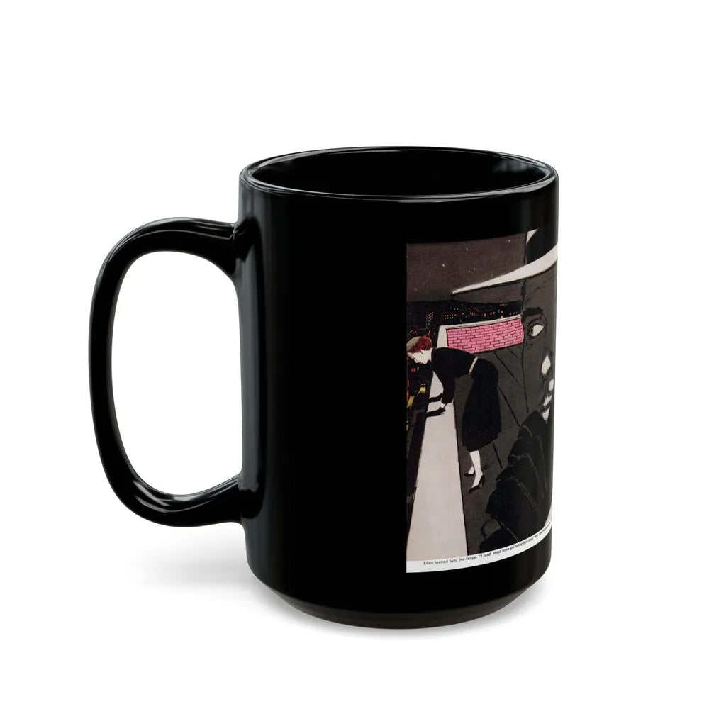 A Kiss Before Dying (2), Cosmoolitan, July 1953 - Black Coffee Mug-Go Mug Yourself