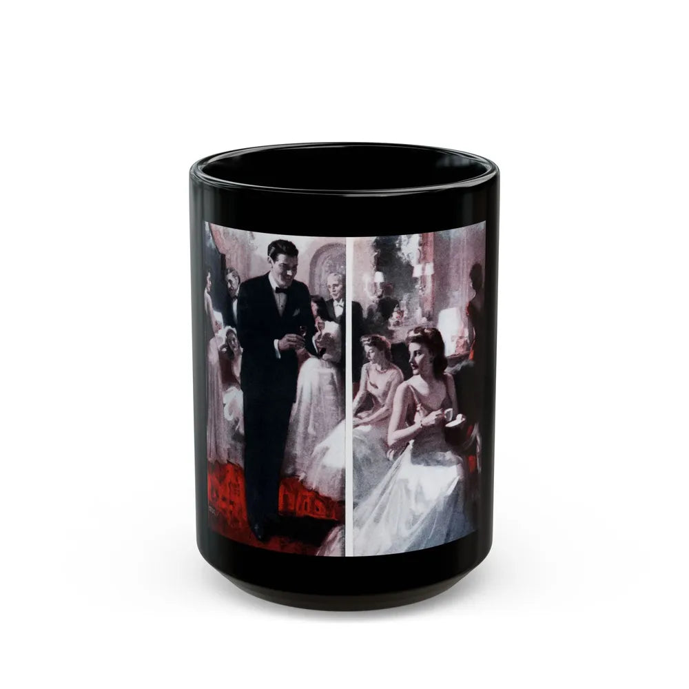 A Lady Comes Home (2), Cosmopolitan, March 1943 - Black Coffee Mug-15oz-Go Mug Yourself