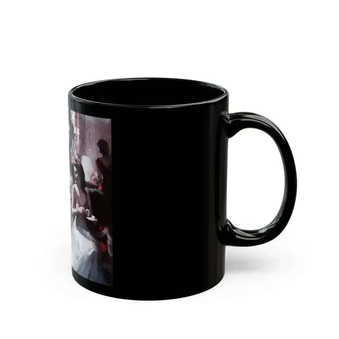 A Lady Comes Home (2), Cosmopolitan, March 1943 - Black Coffee Mug - Go Mug Yourself
