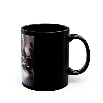 A Lady Comes Home (2), Cosmopolitan, March 1943 - Black Coffee Mug - Go Mug Yourself